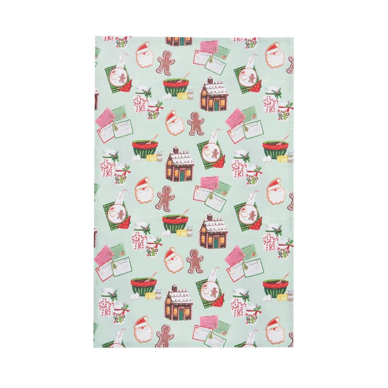 C&F Home Christmas Cookie Toss Printed Kitchen Towel, 1 of 3