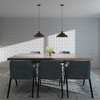Livex Lighting Metal Shade 1 - Light Chandelier in  Brushed Aluminum - 2 of 2