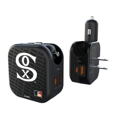 MLB Cooperstown Central Teams Text Backdrop 18-Watt 2 in 1 USB A/C Charger