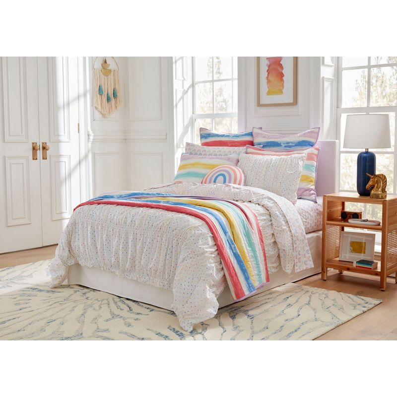 Lullaby Bedding Percale Crisp feel Printed 100% Cotton Sheet Set, 2 of 3