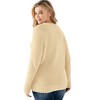 ellos Button Y-Neck Sweater - 3 of 4