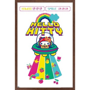 Trends International Hello Kitty - Kawaii Alien Framed Wall Poster Prints - 1 of 4