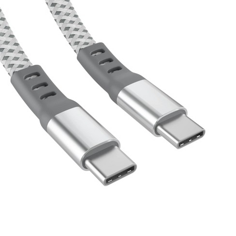 Just Wireless 6' 3.5mm to USB-C Audio Cable - Slate Gray