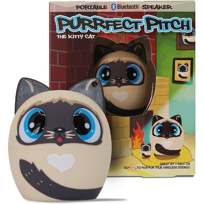 My Audio Pet Mini Bluetooth Wireless Speaker For Kids of All Ages TWS  - Pairs With Any My Audio Other Pet Speaker - Purrfect Pitch Cat