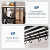 kitchen Island, Bakers Rack, Island Table for Kitchen,3 Tier Microwave Stand Oven Shelf with Storage,Large Coffee Bar Table, Storage Shelf - 3 of 4
