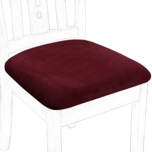 PiccoCasa Velvet Stretchable Printed Dining Room Chairs Slipcover 18" x 18" 6 Pcs - 1 of 3