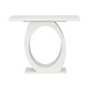 Modern Console Table with Egg-Shaped Base, Stylish and Stable Console Tables for Hallway or Entryway, Perfect for Living Room Decor-The Pop Home - 3 of 4