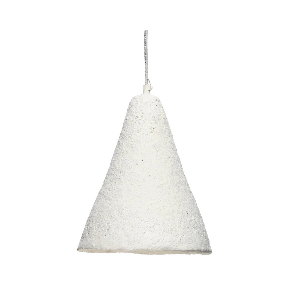 Splendor Home Sadie Paper Mache Pendant: UL Listed, 40W, Adjustable Height, Nautical Decor -  91373950