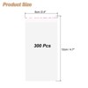 Unique Bargains OPP Rip-resistant Resealable Transparent Vapor-blocking Treat Bag 300 Pcs - 2 of 4