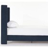 LOVMOR Upholstered Queen Bed  54" High Headboard Blue Velvet - 4 of 4