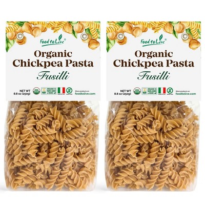 Organic Chickpea Fusilli Pasta, 8.8 oz - by Food To Live