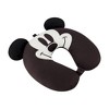 Disney Mickey Mouse Travel Neck Pillow with 3D Ears Black - 3 of 4