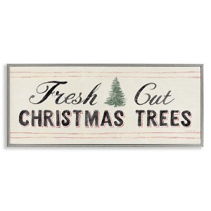 Stupell Industries Fresh Cut Christmas Trees Vintage, 24" x 10" - 1 of 4