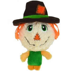 Multipet Harvest Knobby Noggin' Scarecrow Dog Toy - 1 of 1