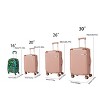 Vynxaria 4-Piece Hard Luggage Set 360¡ã Dual Rotating Wheels Password Lock for Effortless Travel - 3 of 4