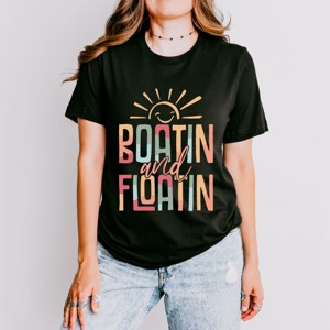 Simply Sage Market Boatin And Floatin Short Sleeve Tee - 1 of 4