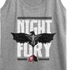 Women's - How to Train Your Dragon - Night Fury Flight Graphic Racerback Tank - 2 of 4