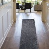 Plush Shag Fuzzy Soft Modern Solid Indoor Area Rug or Runner with Cotton Backing by Blue Nile Mills - 2 of 4