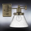 Urban Ambiance Luxury Traditional Wall Light,  9.625"H x 8"W,  Olde Brass Finish, UHP3302 - 4 of 4