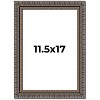 PosterPalooza | Ornate Black Picture Frame - UV Acrylic, Foam Board Backing, Hanging Hardware - 2 of 4