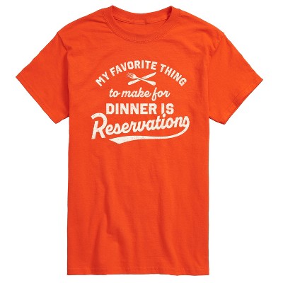 Men's - Instant Message - My Favorite Thing To Make For Dinner Short Sleeve Graphic T-Shirt