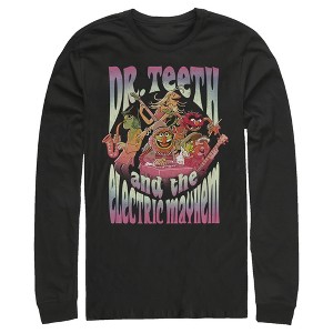 Men's The Muppets Electric Mayhem Long Sleeve Shirt - 1 of 4