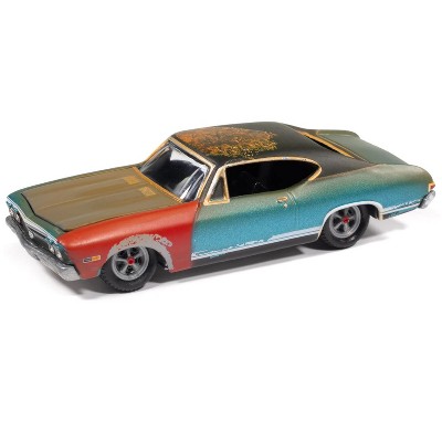 1968 Chevrolet Chevelle SS 396 Tripoli Turquoise (Weathered) "Project in Progress" 1/64 Diecast Model Cars by Johnny Lightning