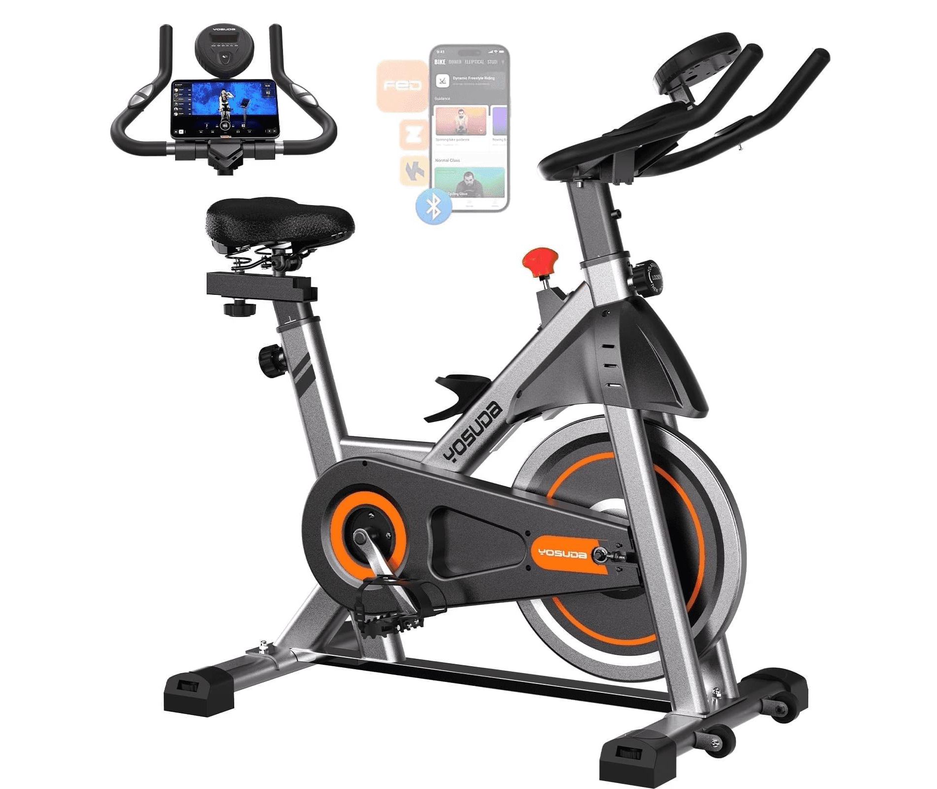 YOSUDA Exercise Bike Stationary Indoor Cycling Bike for Home 300 Lbs Weight Capacity