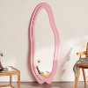 ONWITH 63" x 24" Full Body Mirror For Bedroom,Full Length Mirror With Stand, Floor Large Mirror Wll Mirror,Pink - 2 of 4