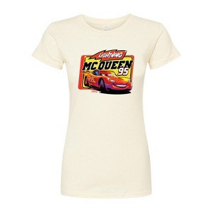 Women's - Disney - Original Lightning McQueen #95 Fitted Graphic T-Shirt - 1 of 3