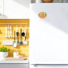 Unique Bargains Magnetic Refrigerator Sticker Yellow Red 1 Pc - 2 of 3