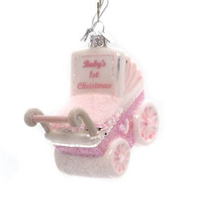 baby carriage ornament