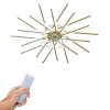 45" Ceiling Fan with Dimmable LED Lights, 6-Speed Reversible Fan with Remote & APP Control for Bedroom or Living Room – The Pop Home - 2 of 4