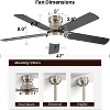 GDFStudio Kittson 42 Inch Modern 5 Blades Ceiling Fan With LED Light - 3 of 4