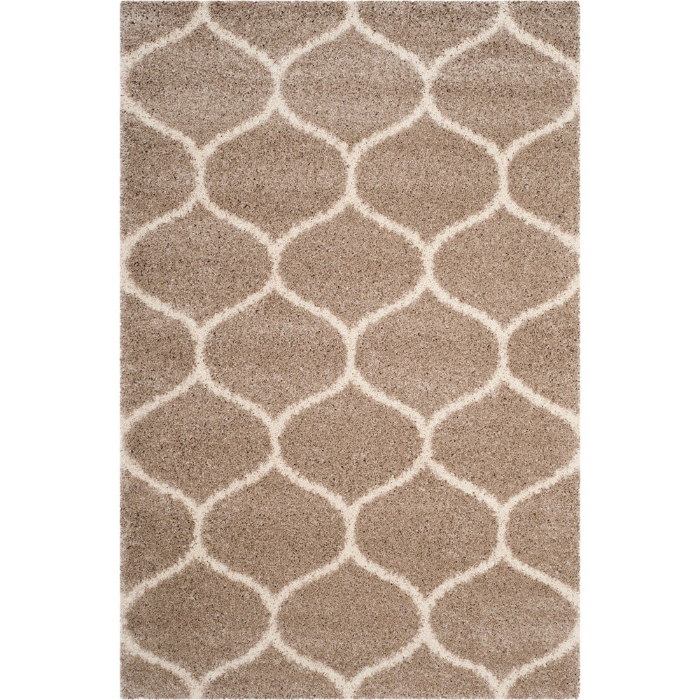 10'x14' Quatrefoil Design Loomed Area Rug Beige/Ivory - Safavieh