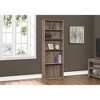 Monarch Specialties Bookshelf Bookcase 6 Tier 72InchH Office Bedroom Laminate Brown Transitional - 2 of 4