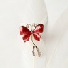 Women's Butterfly Statement Ring - Crimson Red - 2 of 4