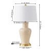 JONATHAN Y Julian 29" Traditional Classic Ceramic Urn LED Table Lamp - 3 of 4