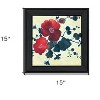 HomeRoots Japanese Blossoms Black Framed Print Wall Art - 3 of 4
