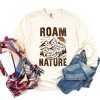 Simply Sage Market Women's Roam  Nature Mountains Long Sleeve Garment Dyed Tee - 3 of 3