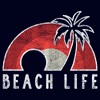Men's Lost Gods Distressed Beach Sunset T-Shirt - 2 of 4
