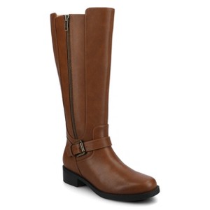 Journee Women's Yasmina Knee High Casual Boots - 1 of 4