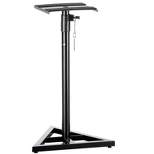 Monoprice Studio Monitor Speaker Stands (Pair) 130 lbs. Weight Capacity, Adjustable Height From 27in-45in - Stage Right Series