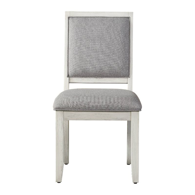 Set of 2 18&#34; Canova Parsons Chairs White - Steve Silver Co., 3 of 8