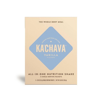 Ka'Chava All-In-One Nutritional Shake - Single Serve - Vanilla - 10.93oz/5ct