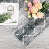 Washable Modern Neutral Trellis Area Rug, Soft Low Pile Non-Slip Carpet for Bedroom, Dining Room, Playroom, Home Office - 3 of 4