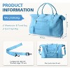 MaseiKar Travel Duffle Bag, Waterproof Weekender Bag Carry On Tote Bags for Women, Travel Essentials Sport Gym Bag for Men, Bag for Labor and Delivery - 4 of 4