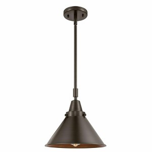 Briarcliff - 1 Light Stem Hung Mini Pendant In Traditional Style-11.13 Inches Tall and 10 Inches Wide - 1 of 1