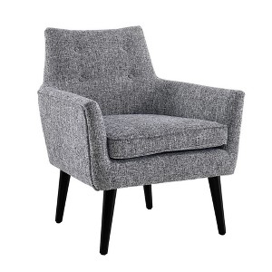 Ava Black Chair Black - Linon