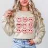 Simply Sage Market Women's Graphic Sweatshirt Nine Valentine Faces - 3 of 4